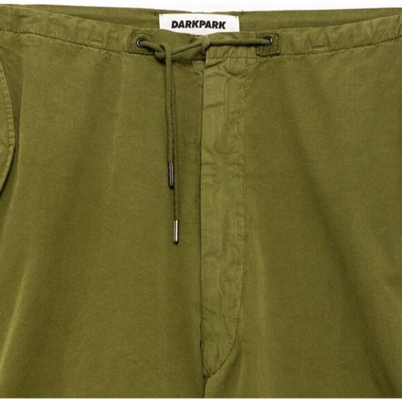 DARKPARK Blair Vintage Trousers in Military Green Large New Womens Baggy Pants - Picture 14 of 16